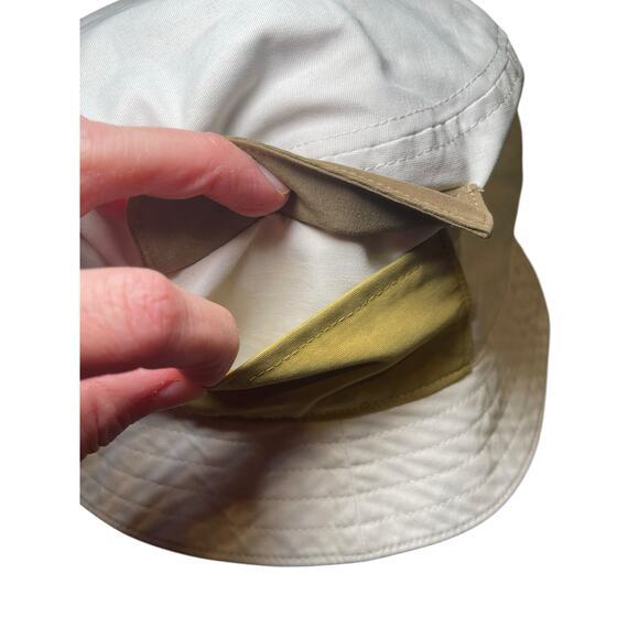 EUC Lululemon Medium Large On My Level Bucket Hat Pocket Cloche White & Gold - Picture 6 of 14